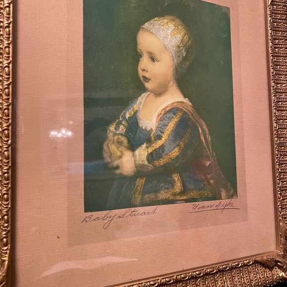 Antique Picture,Baby Stuart - Picture 11 of 14